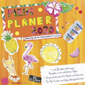 Mein Planer 2020 - Broschürenkalender (30 x 60 geöffnet) - Wandkalender - mit Bastelanleitungen und Rezepten - inkl. Geburtstags