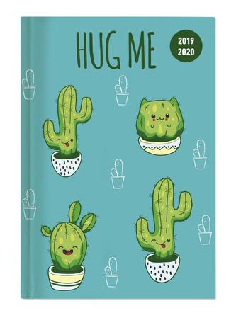 Collegetimer Cactus 2019/2020 - Kaktus - Schülerkalender A6 (10 x 15)