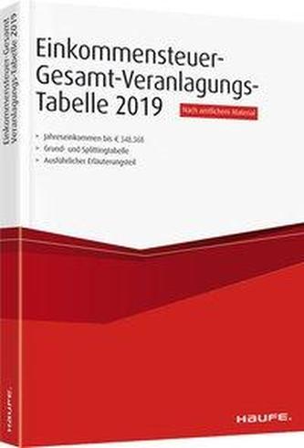 Einkommensteuer-Gesamt-Veranlagungstabelle 2019