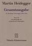 Gesamtausgabe Abt. 2 Vorlesungen Bd. 18. Grundbegriffe der aristotelischen Philosophie