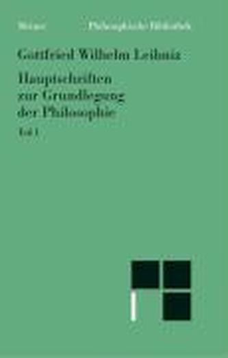 Hauptschriften zur Grundlegung der Philosophie 1