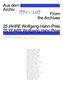25 Jahre Wolfgang-Hahn-Preis. 1994-2019. Aus dem Archiv / 25 Years Wolfgang Hahn Prize. 1994-2019. From the Archives