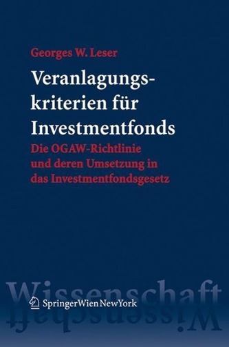 Veranlagungskriterien für Investmentfonds