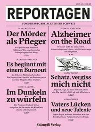 Reportagen - Sonderausgabe Alzheimer Schweiz
