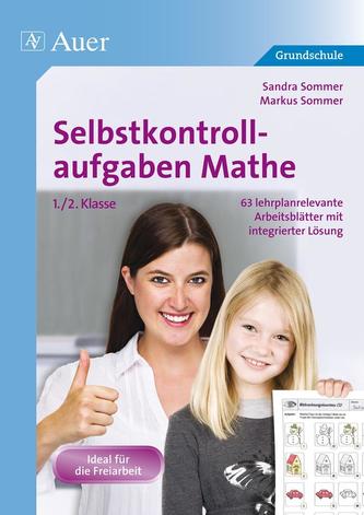 Selbstkontrollaufgaben Mathe für die 1.-2. Klasse