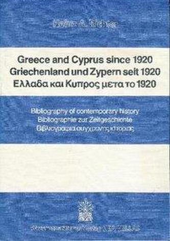 Greece and Cyprus since 1920 / Griechenland und Zypern seit 1920