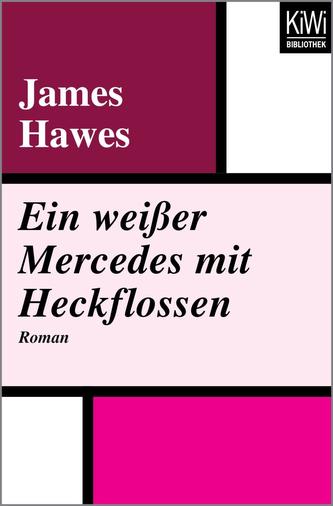 Ein weißer Mercedes mit Heckflossen