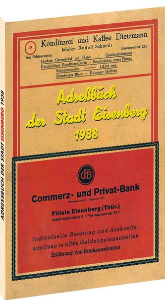 Adressbuch - Einwohnerbuch der Stadt EISENBERG 1938