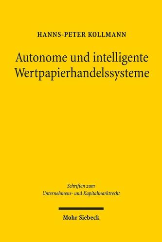 Autonome und intelligente Wertpapierhandelssysteme