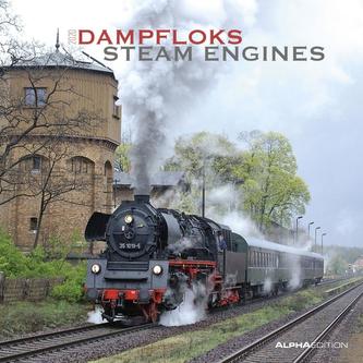 Dampfloks 2020 - Steam Engines - Broschürenkalender (30 x 60 geöffnet) - Wandkalender - Eisenbahn - Lokomotive - Wandplaner