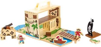 Small Foot Dřevěný Pirátsky ostrov v kufru