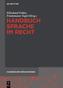 Handbuch Sprache im Recht