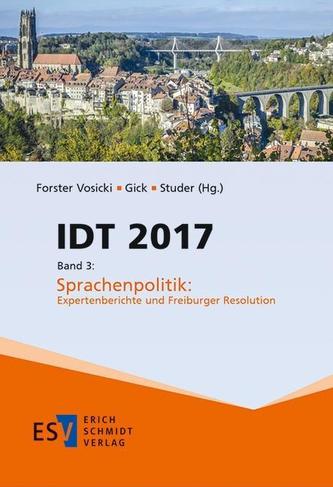 IDT 2017. Band 3: Sprachenpolitik