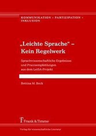Leichte Sprache - Kein Regelwerk