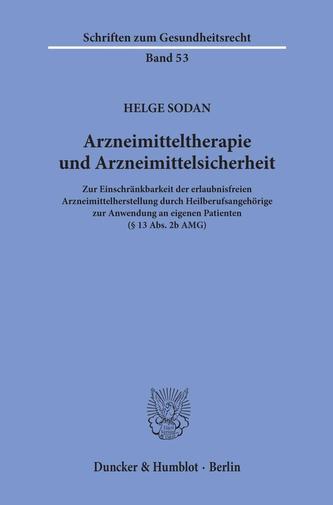 Arzneimitteltherapie und Arzneimittelsicherheit