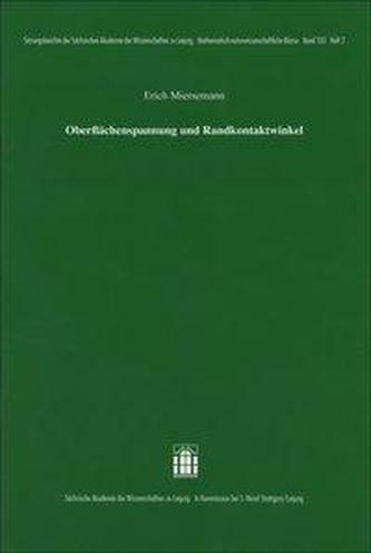 Oberflächenspannung und Randkontaktwinkel