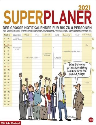 Butschkow Superplaner - Kalender 2021