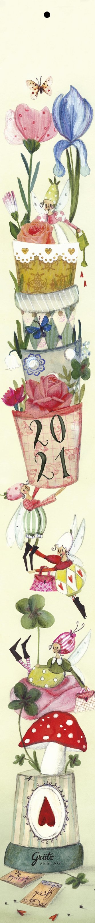 Kreatives Zubehör Streifenkalender 2021