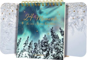 Tischkalender mit Flügeltüren - 24 Momente, die wie Sterne leuchten