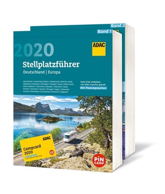 ADAC Stellplatzführer 2020 mit  ADAC Campcard 2020