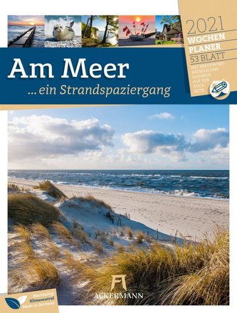 Am Meer, ein Strandspaziergang - Wochenplaner 2021