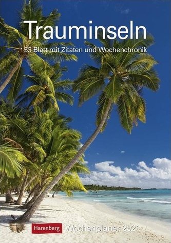 Trauminseln 2021 Wochenplaner