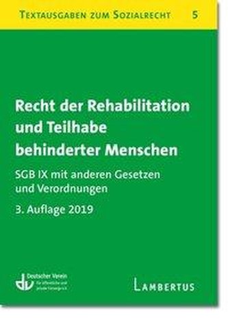 Recht der Rehabilitation und Teilhabe behinderter Menschen