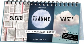 Dreiklapp-Tischkalender - Suche, Träume, Wage!