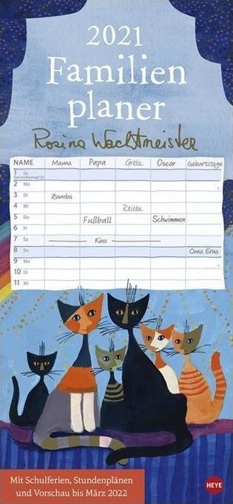 Rosina Wachtmeister Familienplaner 2021