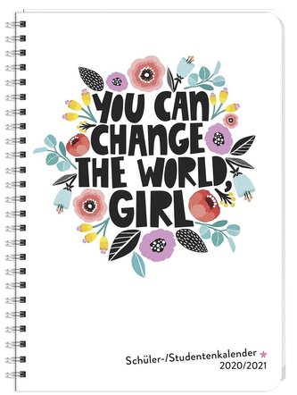 Girl Power Schüler-/Studentenkalender A5 Kalender 2021