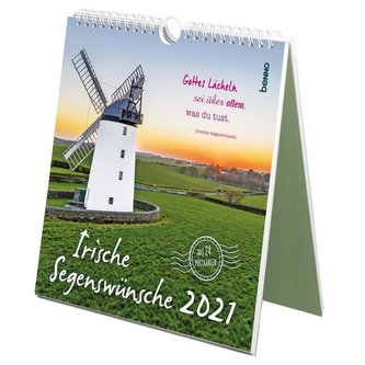Irische Segenswünsche 2021. Der Postkarten-Kalender