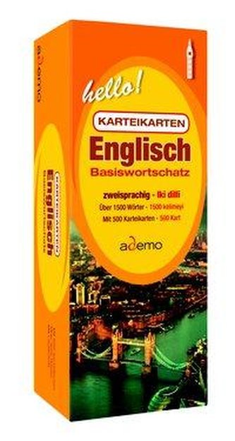 Karteikartenbox Basiswortschatz Englisch Niveau A1