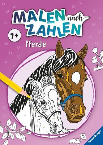 Malen nach Zahlen: Pferde