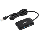 USB rozbočovač YENKEE YHB 4341BK