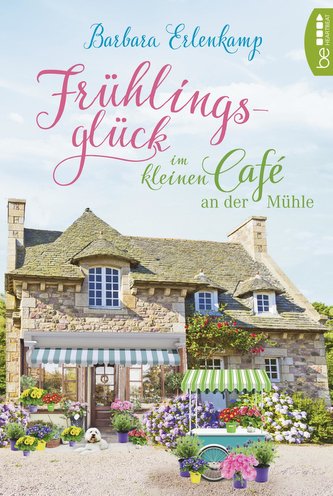 Frühlingsglück im kleinen Café an der Mühle