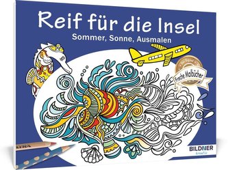 Malbuch für Erwachsene: Reif für die Insel