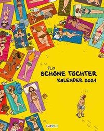 Schöne Töchter Kalender 2021: Monatskalender für die Wand im Großformat