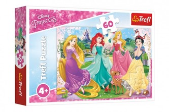 Puzzle Princezné Disney 33x22cm 60 dielikov v krabičke 21x14x4cm
