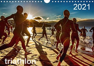 TRIATHLON 2021 (Wandkalender 2021 DIN A4 quer)