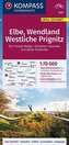 KOMPASS Fahrradkarte Elbe, Wendland, Westliche Prignitz 1:70.000, FK 3321