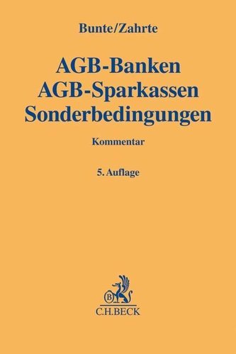 AGB-Banken AGB-Sparkassen Sonderbedingungen