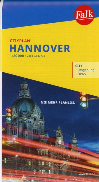 Falk Cityplan Hannover 1:20.000