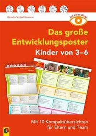 Auf einen Blick: Das große Entwicklungsposter - Kinder von 3-6