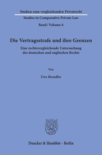 Die Vertragsstrafe und ihre Grenzen.
