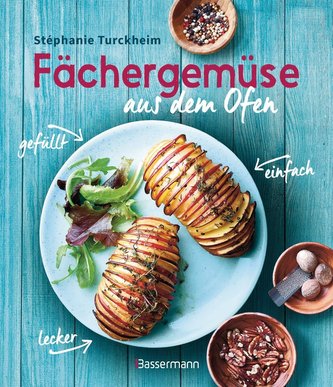 Fächergemüse (Hasselbackgemüse) aus dem Ofen