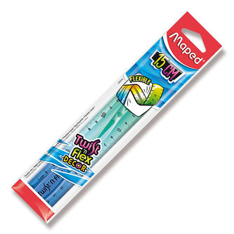 Maped - Pravítko Twist´n Flex 15 cm duhové