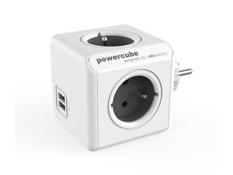Zásuvka POWERCUBE ORIGINAL USB GREY