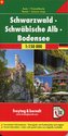 Schwarzwald - Schwäbische Alb - Bodensee, Autokarte 1:150.000, Blatt 9