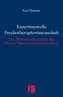 Experimentelle Psychotherapiewissenschaft