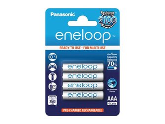 Baterie AAA (R03) nabíjecí 1,2V/750mAh Eneloop PANASONIC 4ks